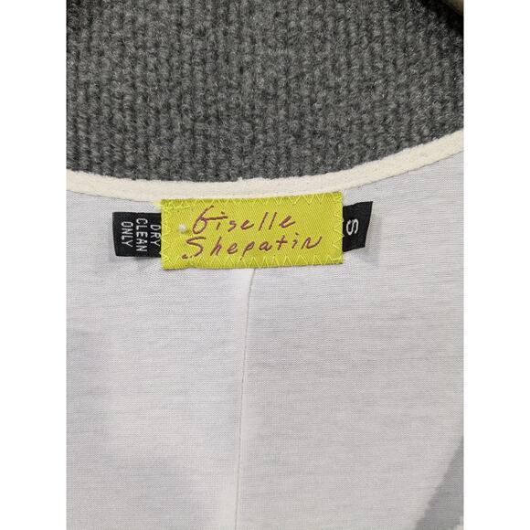 Giselle Shepatin Tunic Top Womens Small Ruffle Fluttery Hem Rosettes Streamers - Picture 6 of 14